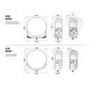 Lazer Lamps Sentinel Elite LED Light With Position Light - 9 Inch