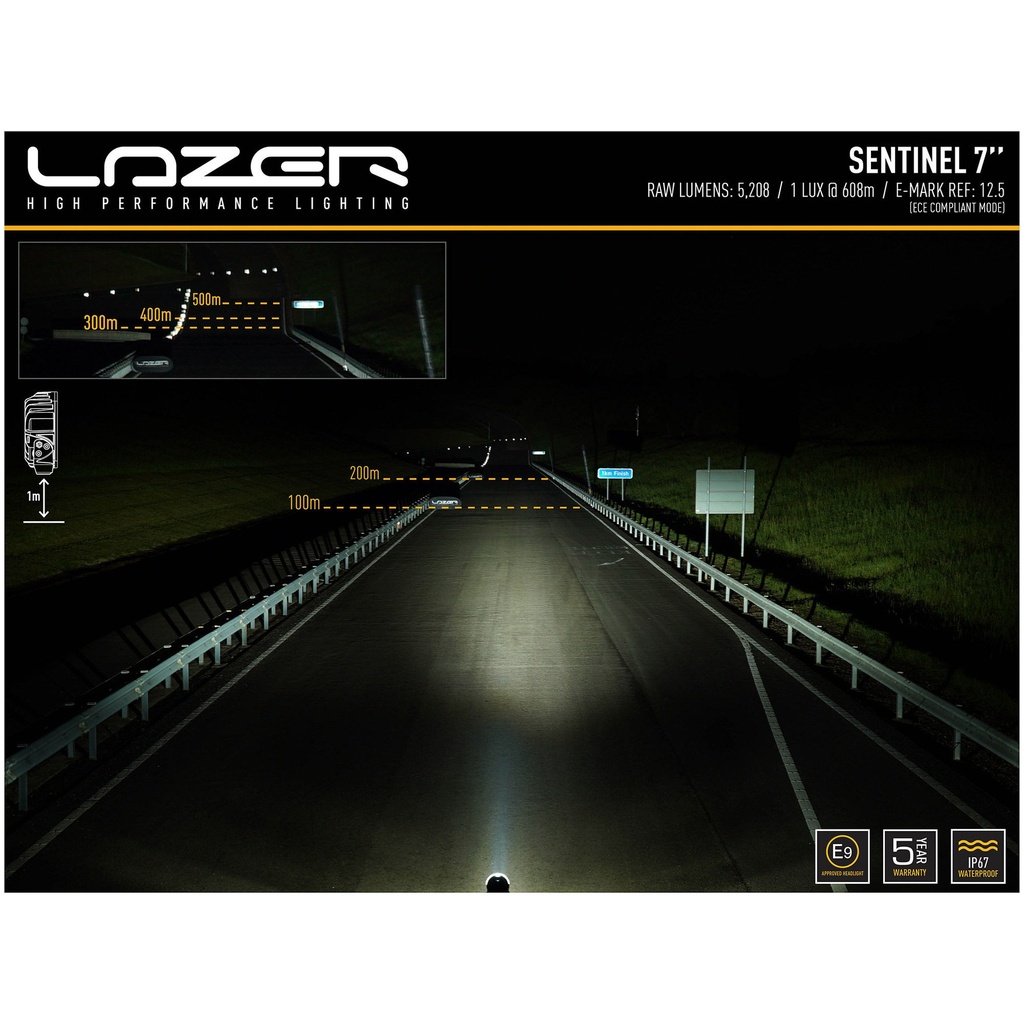 Lazer Lamps Sentinel LED Light - 7 Inch