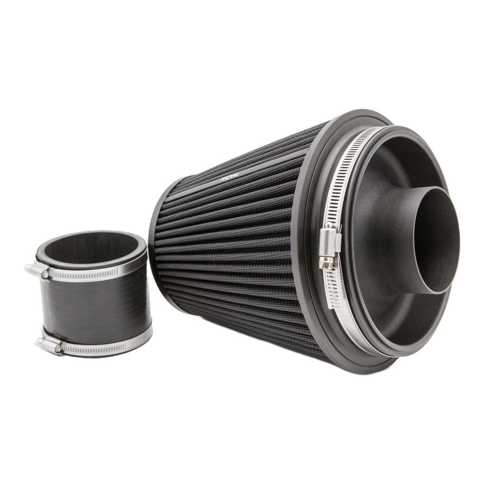 RamAir ProRam Multi-Fit Cone Air Filter With Velocity Stack & Silicone Coupler