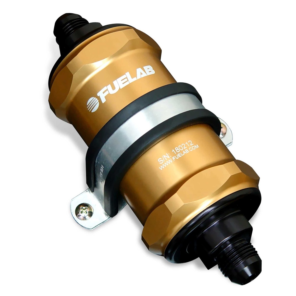 Fuelab High Flow In-Line Fuel Filter (818xx Series)