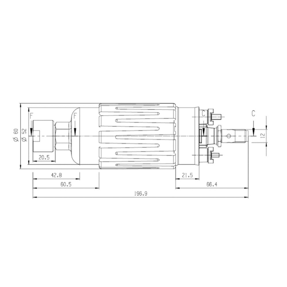 Bosch FP200-7 High Pressure External Fuel Pump - 044 Replacement