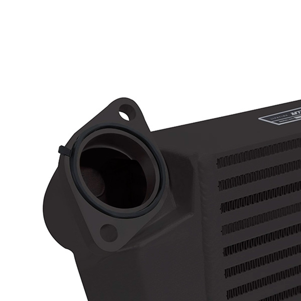 Mishimoto Top-Mount Intercooler Black Cooler - Black hoses