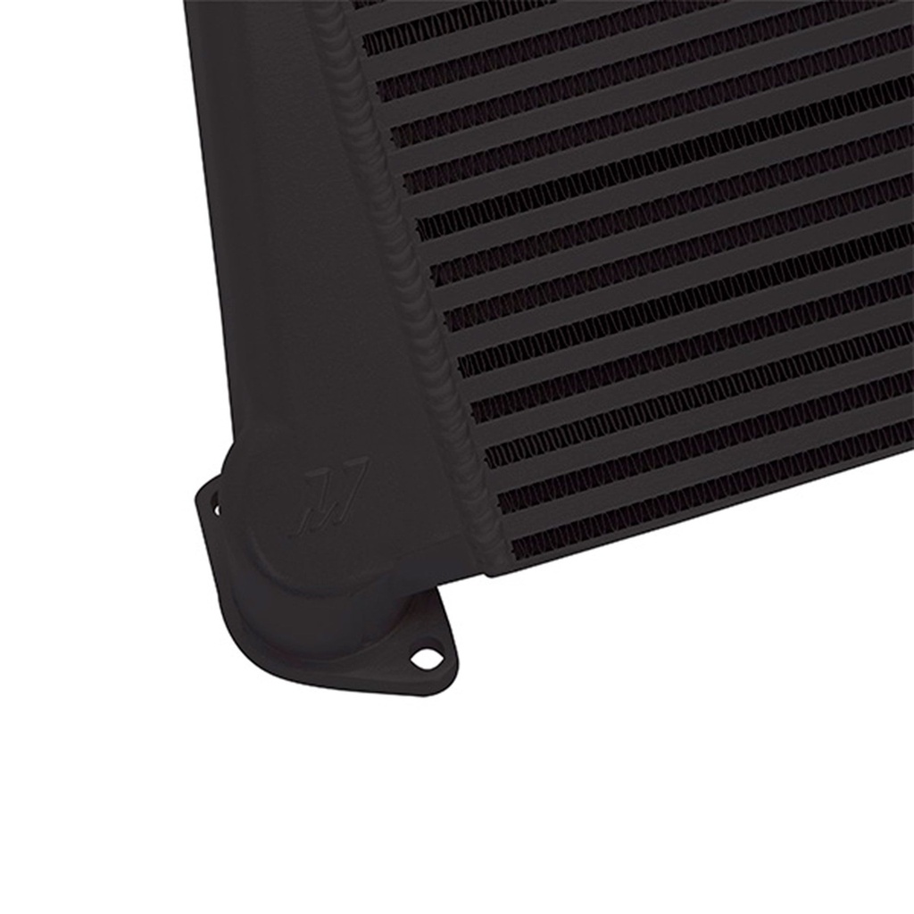 Mishimoto Top-Mount Intercooler Black Cooler - Black hoses