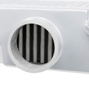 Mishimoto Performance Top-Mount Intercooler Kit, Silver Cooler, Red Hoses