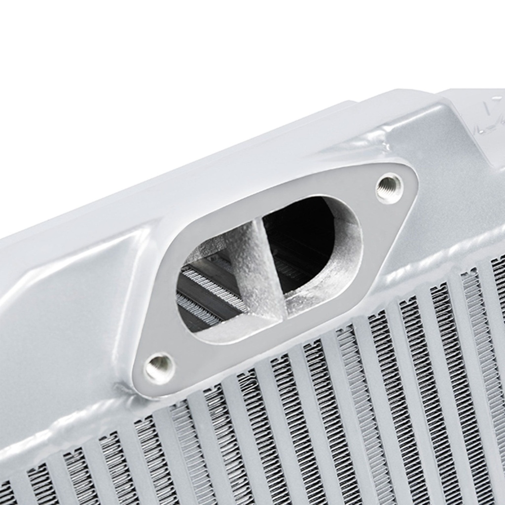 Mishimoto Performance Top-Mount Intercooler Kit, Silver Cooler, Red Hoses