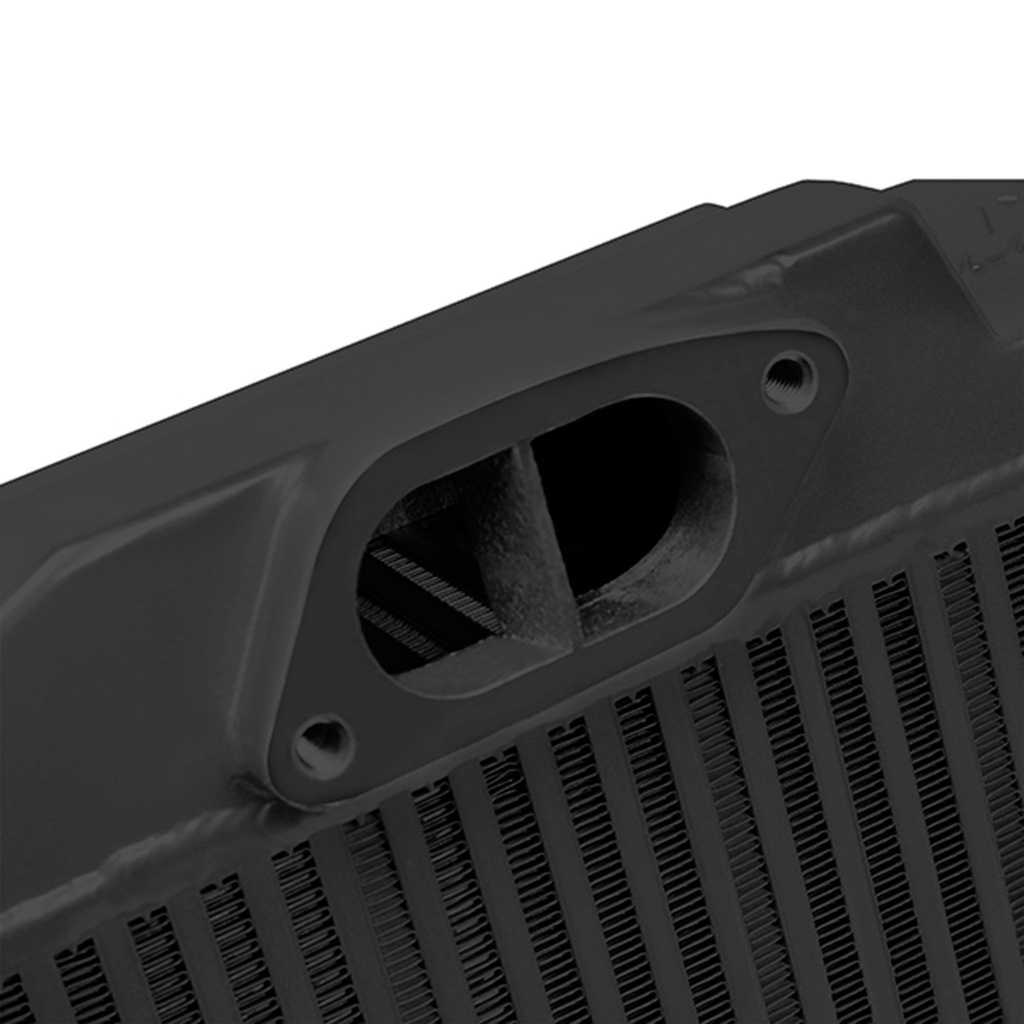 Mishimoto Performance Top-Mount Intercooler Kit - Black Cooler - Black Hoses