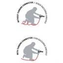 Paoli Whip Hose With 360 Degree Turning Connector For Wheel Guns
