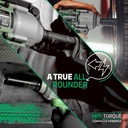 Kielder TYPE18 Mid-Torque Impact Wrench, Compact Ratchet & Batteries
