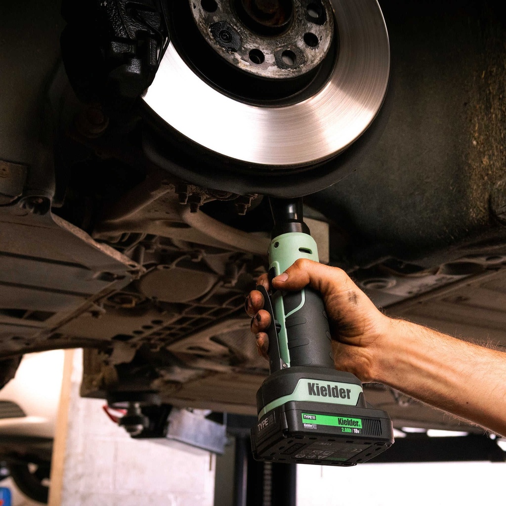 Kielder TYPE18 Mid-Torque Impact Wrench, Compact Ratchet & Batteries