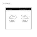 StompGrip Icon Streetbike Black Traction Kit