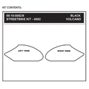 StompGrip Volcano Streetbike Black Traction Kit
