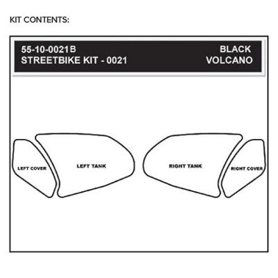 StompGrip Volcano Streetbike Clear Traction Kit