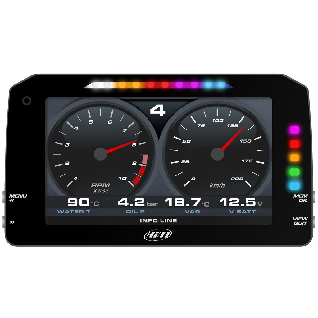AIM MXP 1.3 Strada Dash (6" Colour TFT Display)
