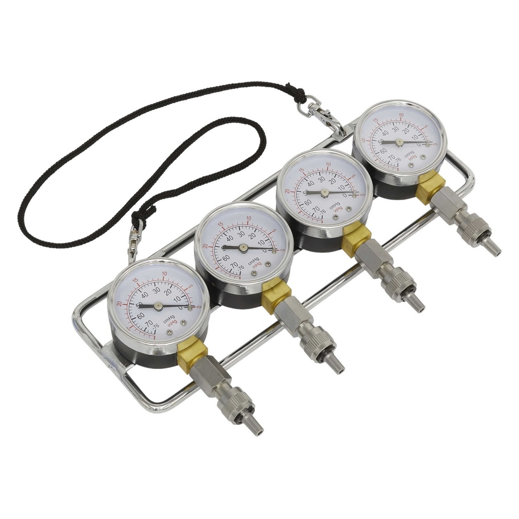 Sealey Carburettor Synchronizer (Vacuum, Mini-Type) - VS209