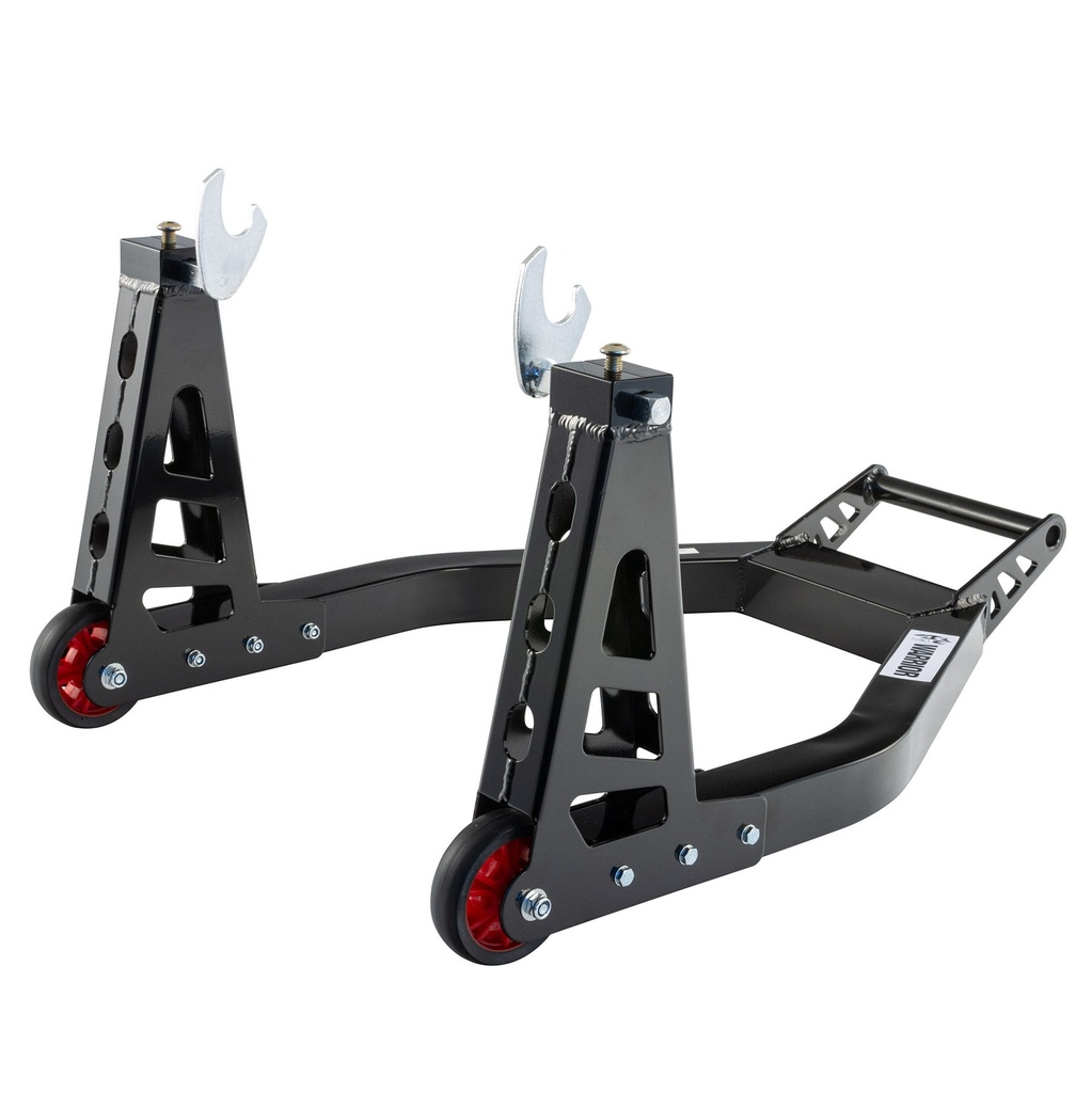 Warrior Motorcycle Front and Rear Alloy Paddock Stands Combo