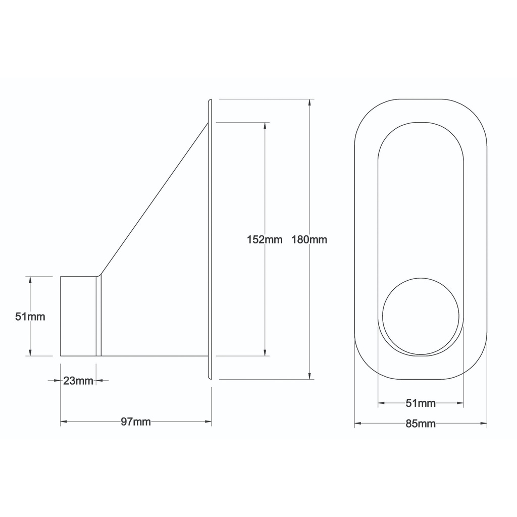 Revotec Intake Duct With Offset Outlet