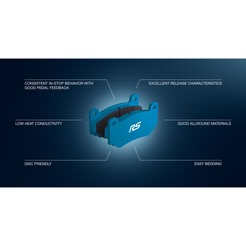Pagid RS42 Brake Pads To Fit Brembo M4 / OE Calipers