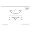 Endless MX72 Brake Pads
