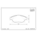 Endless MA45B Brake Pads