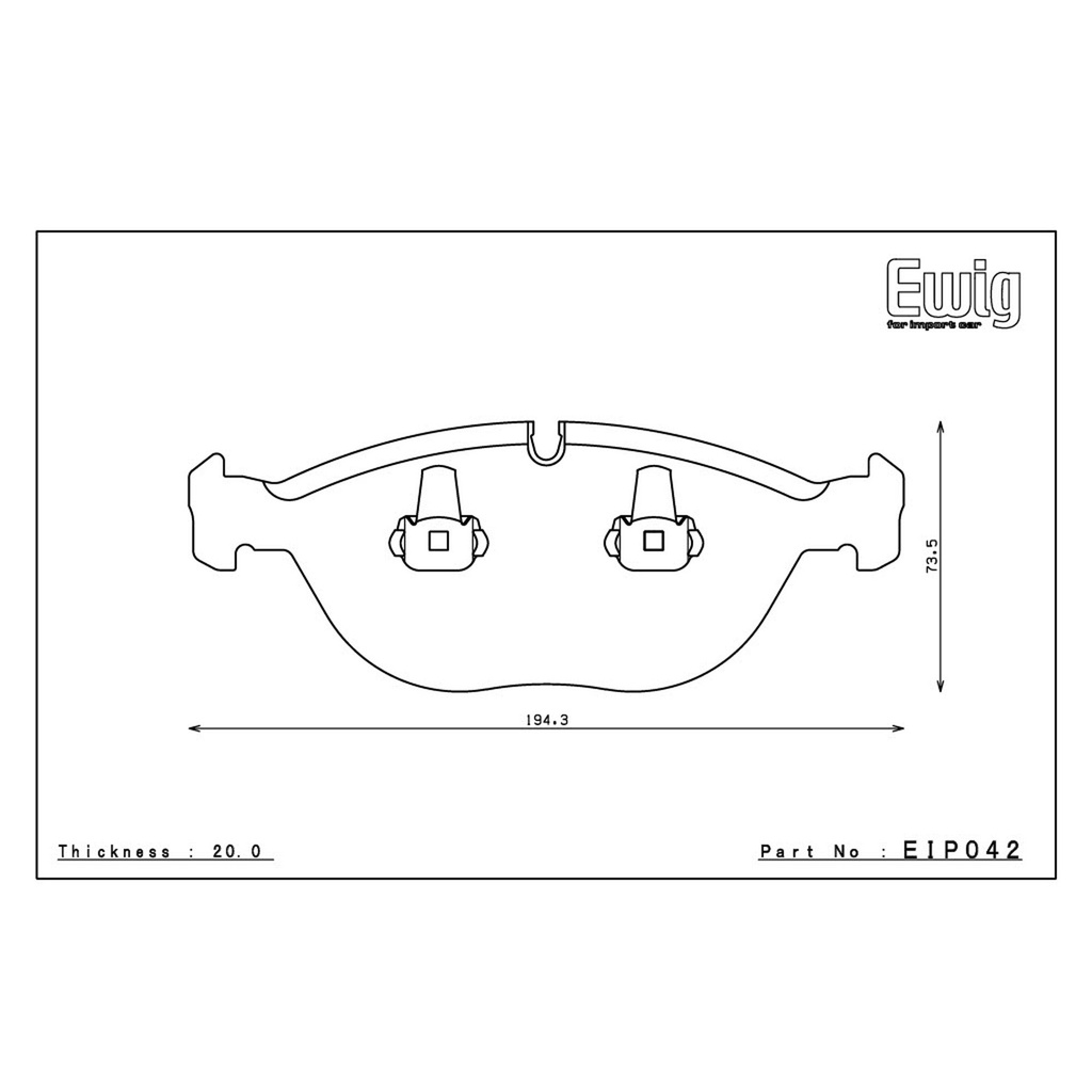 Endless MX72 Brake Pads
