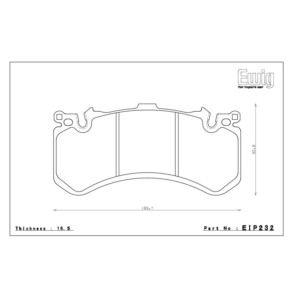 Endless MX72 Brake Pads