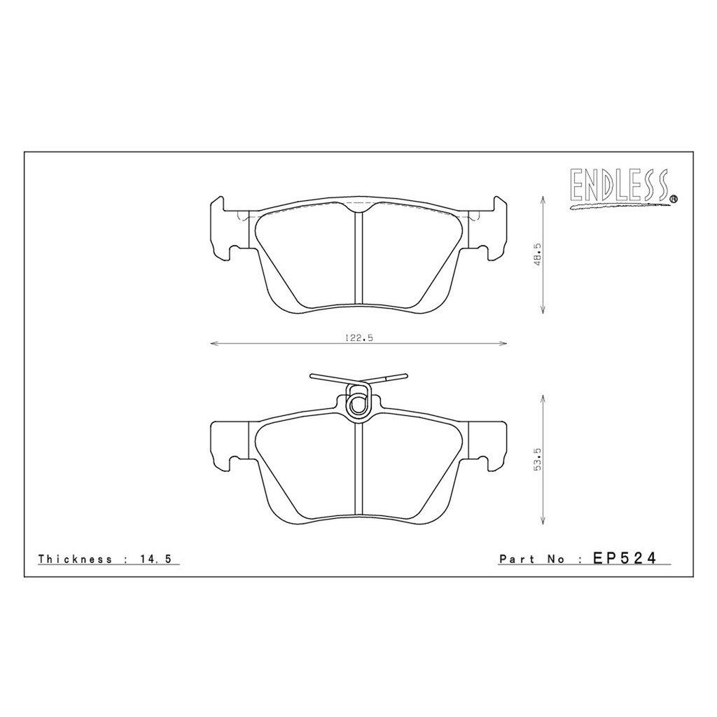 Endless MX72 Brake Pads