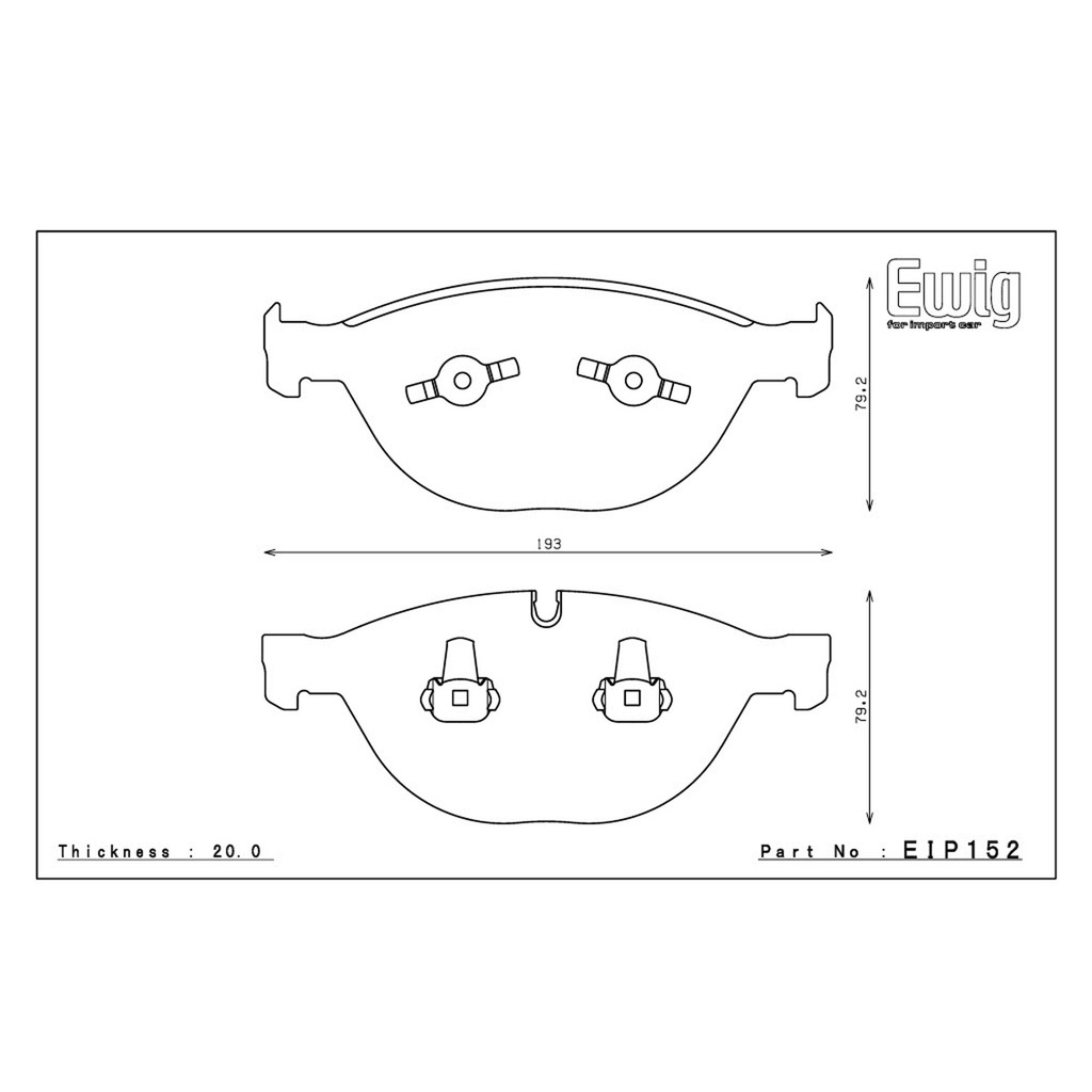 Endless MA45B Brake Pads