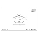 Endless MA45B Brake Pads