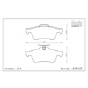 Endless MA45B Brake Pads