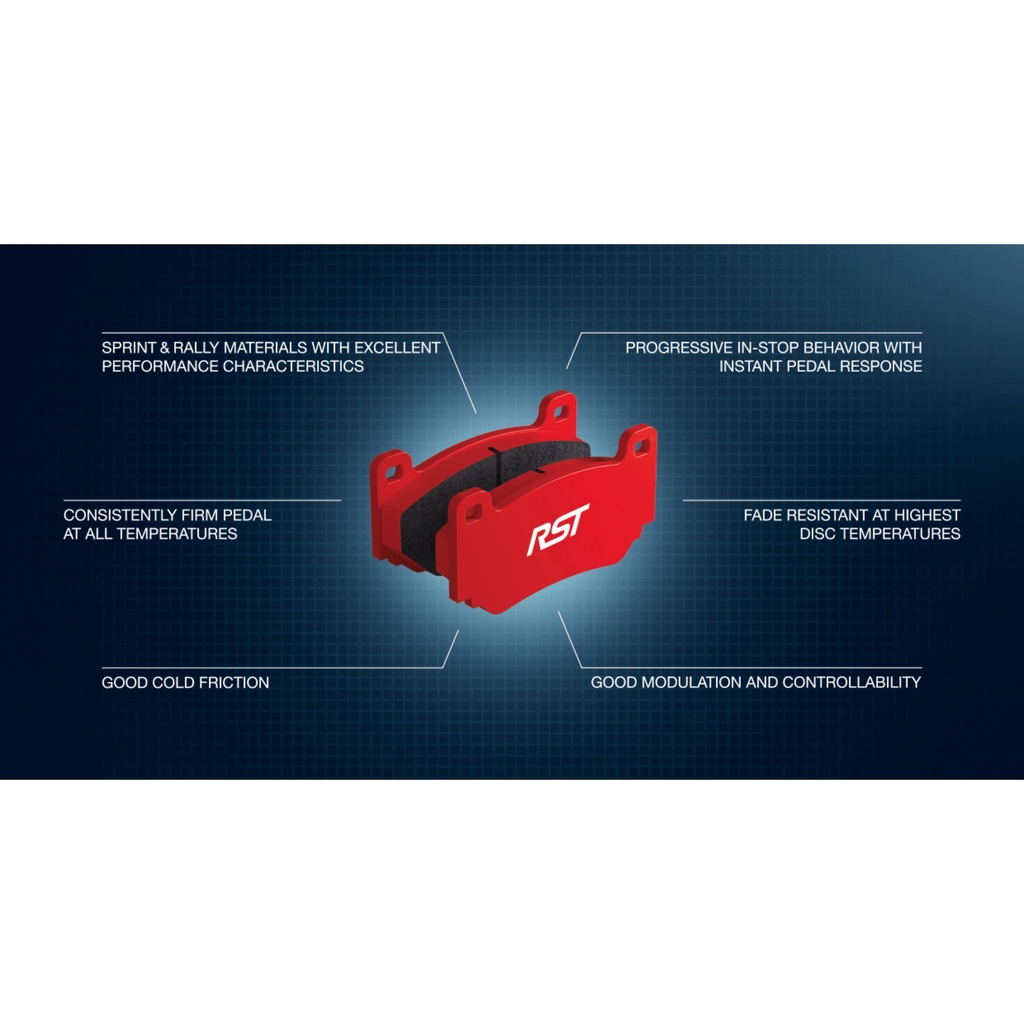 Pagid RST4 Brake Pads To Fit AP Racing CP6635 / OE Calipers