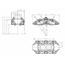 OBP Street Series SS 6 Pot Brake Calipers - Pair