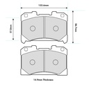 EBC Brakes P2DK 2 Piece Fully Floating Disc Kit With RP-X Pads