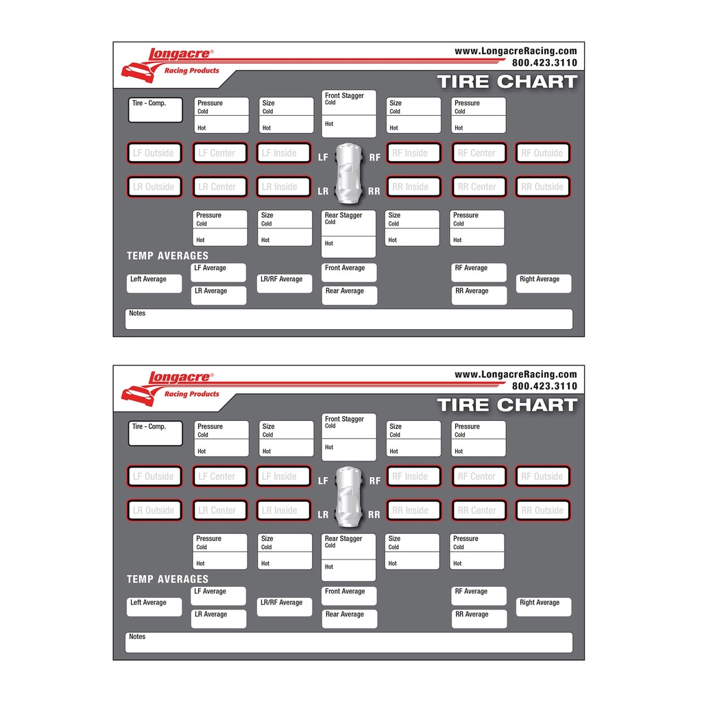 Longacre Chassis Setup Sheet