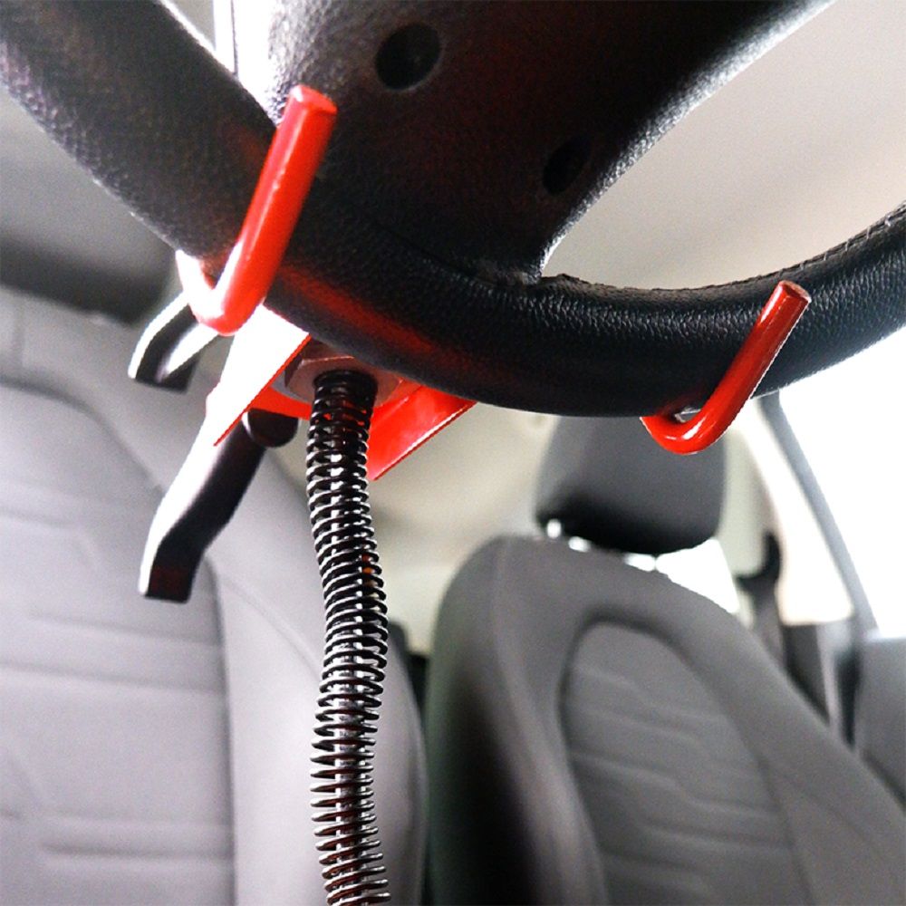 Sharkeye Premium Steering Wheel Clamp / Levelling Tool And Brake Pedal Depressor