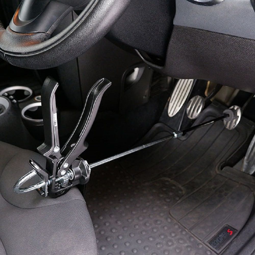 Sharkeye Premium Steering Wheel Clamp / Levelling Tool And Brake Pedal Depressor