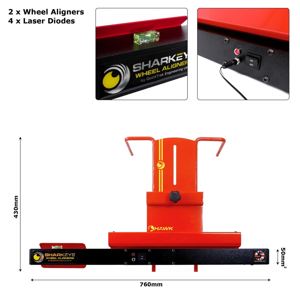 Sharkeye Hawk Four Wheel Laser Aligner
