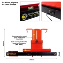 Sharkeye Roller Car 4 Wheel Laser Aligner