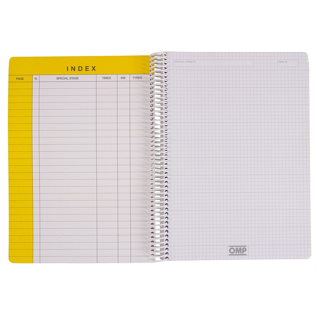 OMP A4 Co-Drivers Note Pad