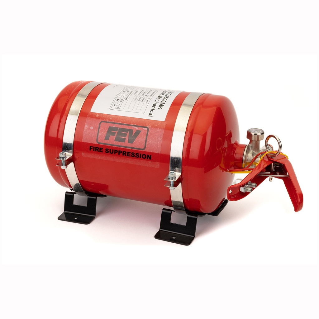 FEV F-TEC 3.5 Litre Mechanical Fire Extinguisher Rally Package - Steel Bottle
