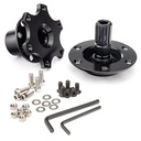 Motacorsa Quick Release Steering Wheel Boss - Black