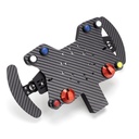 AIM Carbon Fibre Wireless Wheel 8 Button Plate With Paddle Shifters