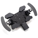 AIM Carbon Fibre Wireless Wheel 8 Button Plate With Paddle Shifters