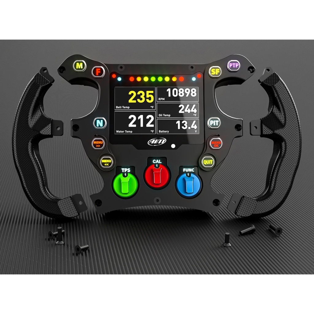 AIM SW4 GT Steering Wheel (With Integrated Dash)
