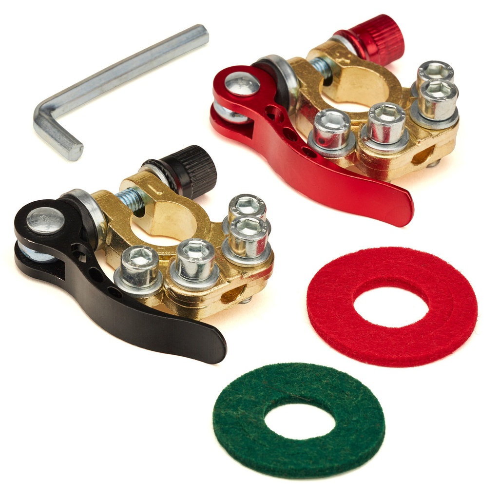 Automotive Plumbing Solutions Quick Release Battery Terminals With Extra Takeoffs