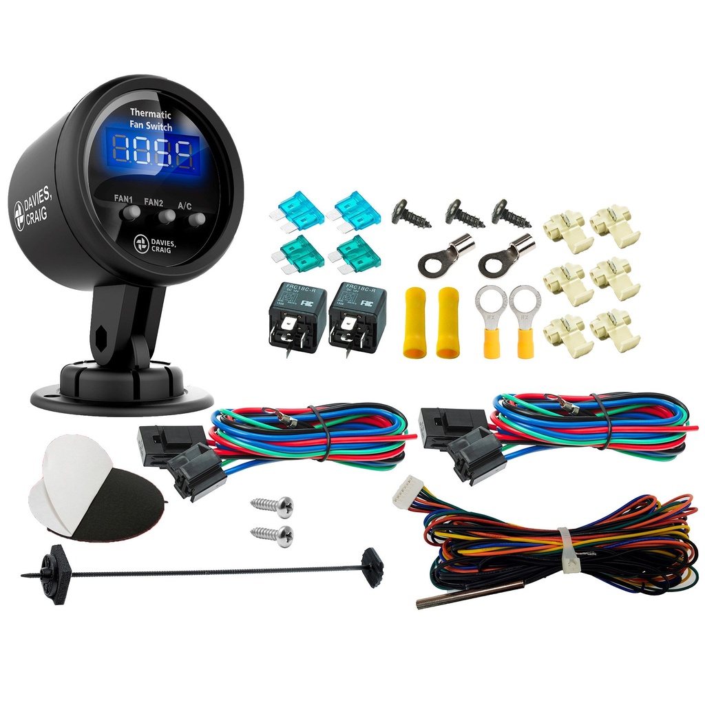 Davies Craig Digital Gauge Thermatic Fan/EWP Switch Kit