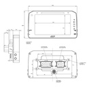 AIM MXP 1.3 Strada IVA Compliant Dash Kit (6” Colour TFT Display)