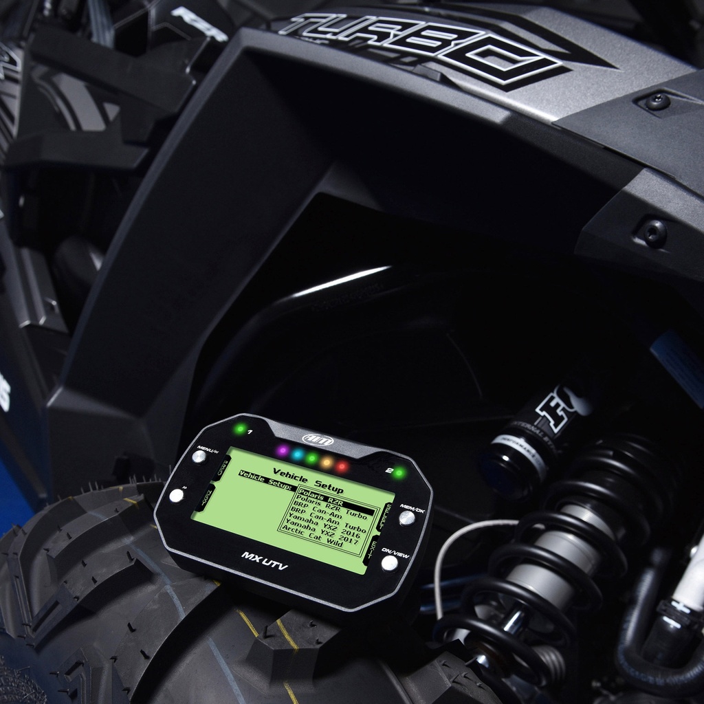 AIM MX UTV Dash Logger With Belt Temperature Sensor