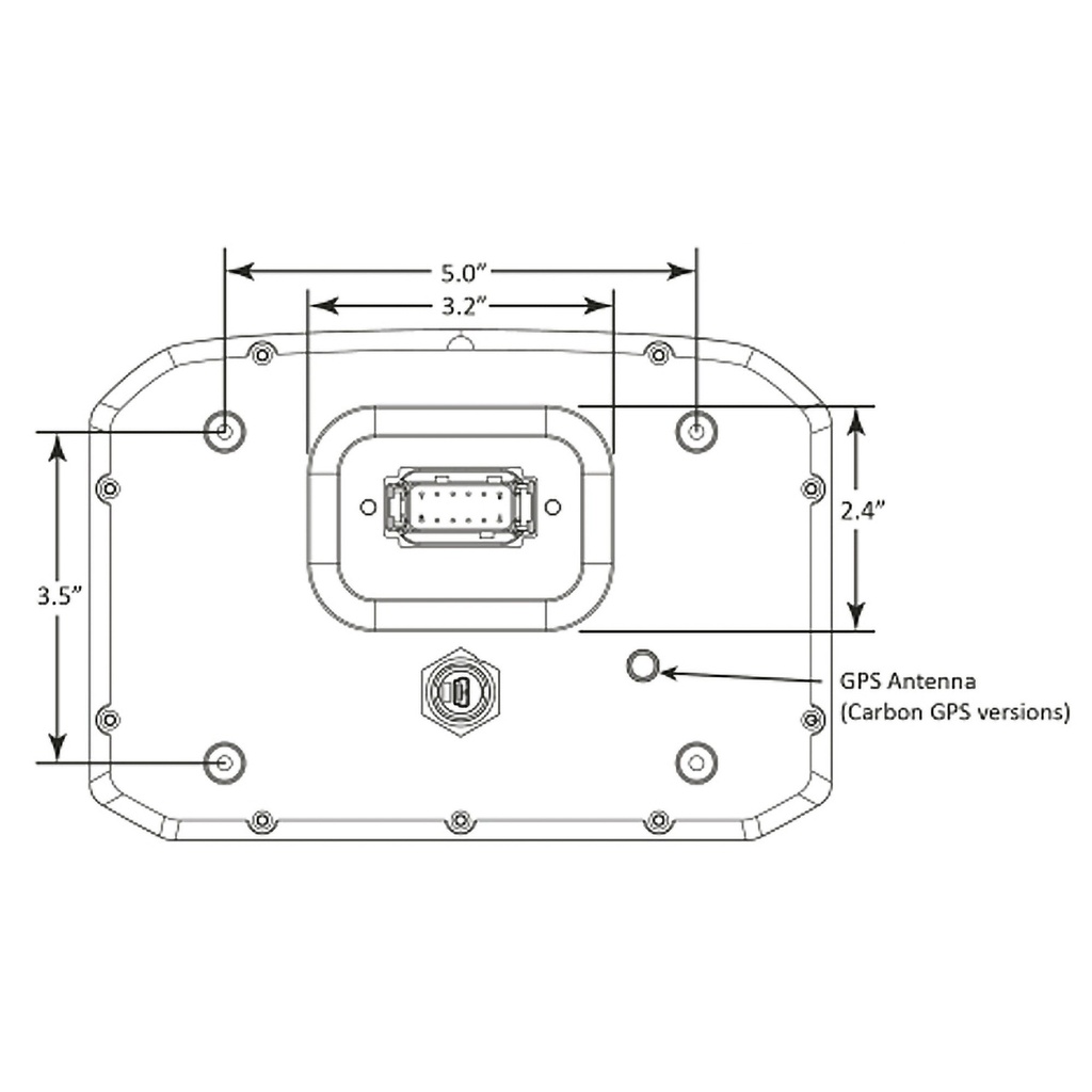 AEM Electronics CD-7 Carbon Digital Dash Display