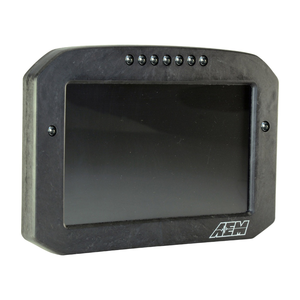 AEM Electronics CD-7 Carbon Flat Panel Digital Dash Display With Data Logging