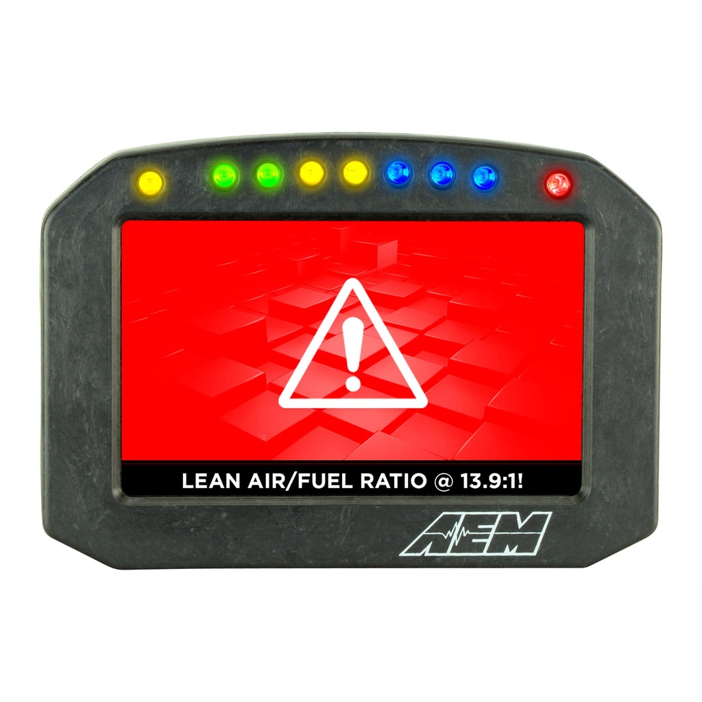 AEM Electronics CD-5 Carbon Flat Panel Digital Dash Display With Data Logging